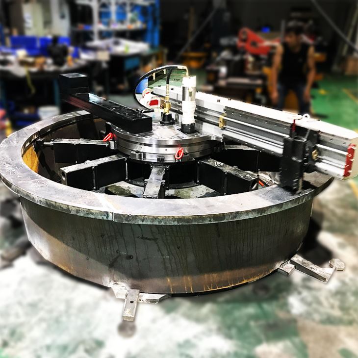 Ferramentas de usinagem de flanges portáteis grandes