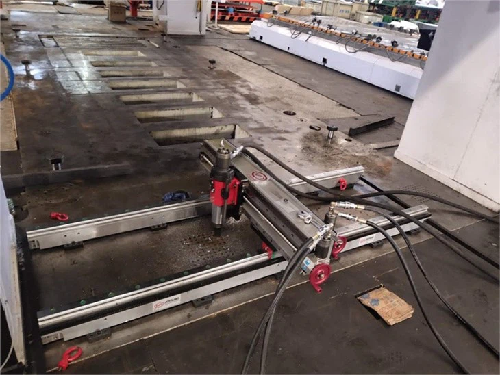 Portable On Site Machine Tool LMD2000 Gantry Milling Machine Forging Motor Base Machining