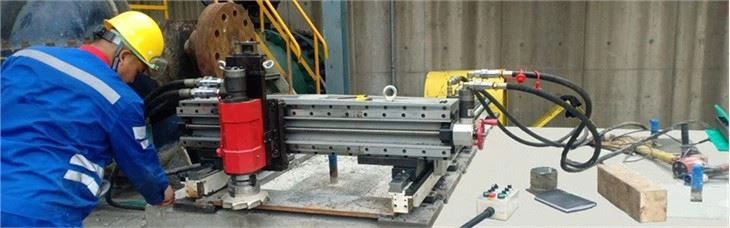 Portable On Site Machine Tool LMD2000 Gantry Milling Machine Forging Motor Base Machining